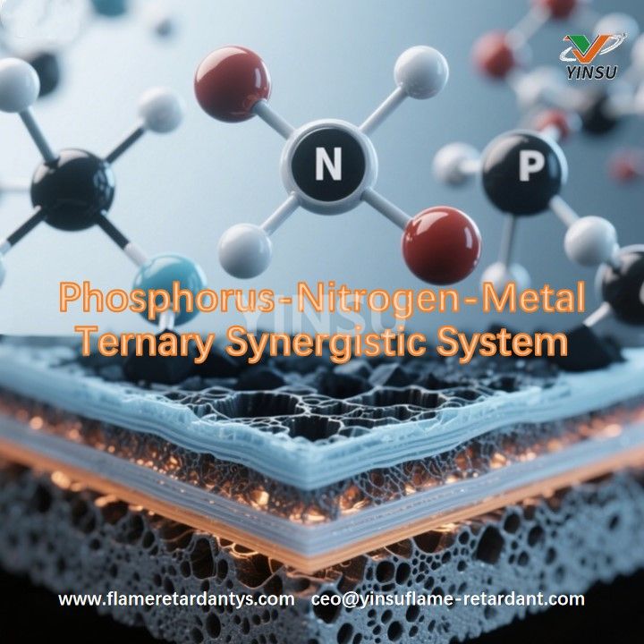 Phosphorus-Nitrogen-Metal Ternary Synergistic System النظام التآزري الثلاثي للفوسفور والنيتروجين والمعدن
