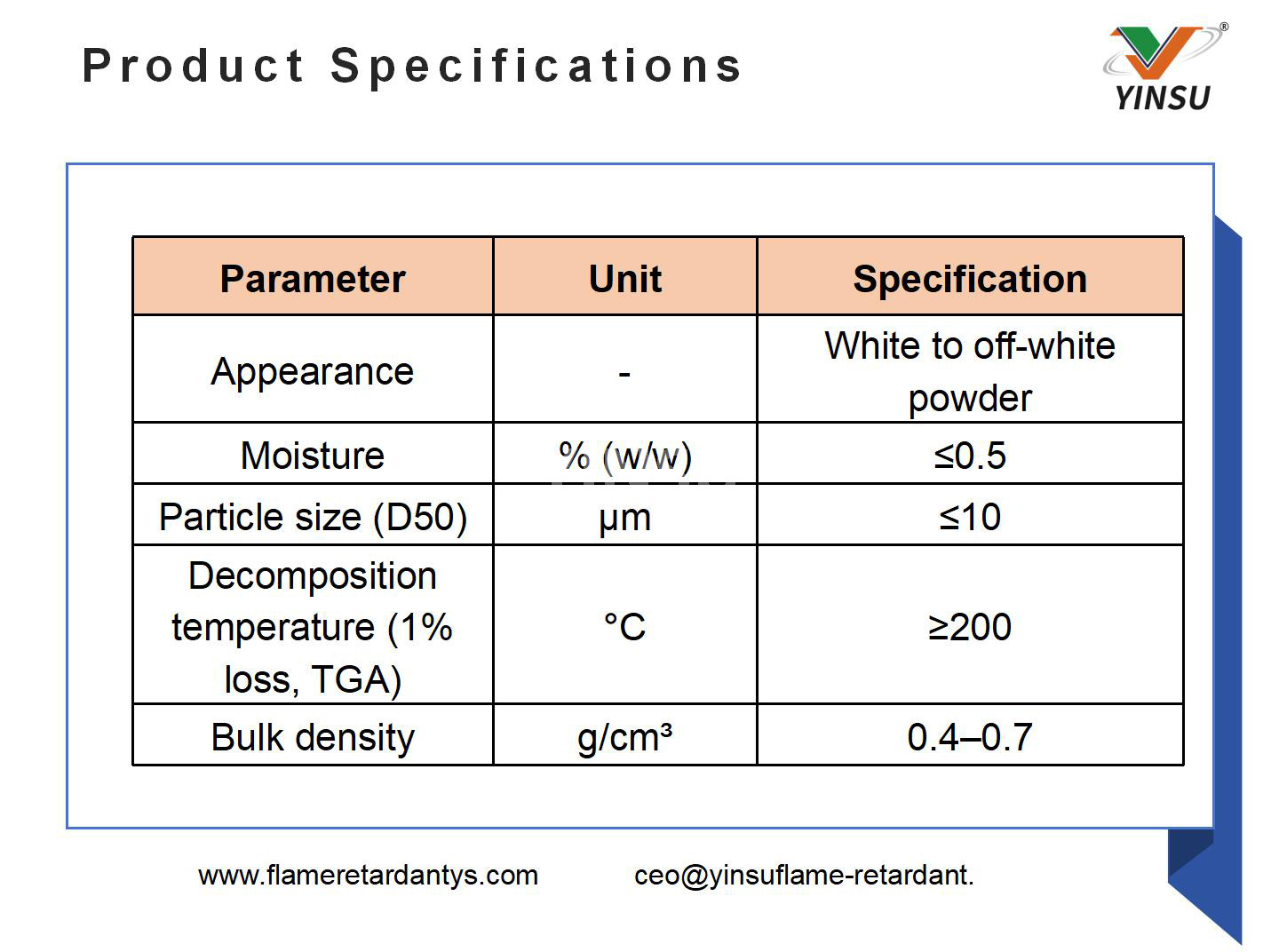 0920-ZSB-A Composite Flame RetardantProduct Specifications ~!phoenix_varIMG3!~