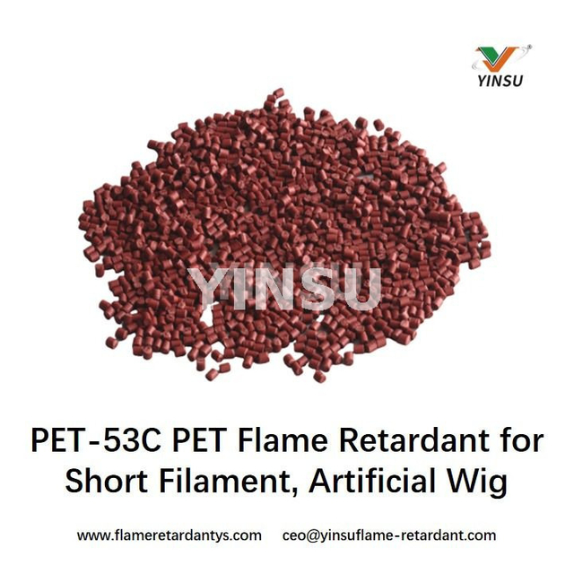 PET مثبطات اللهب لخيوط قصيرة ، شعر مستعار اصطناعي - PET - 53C