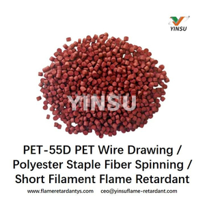PET رسم سلك / بوليستر غزل الألياف الغزل / المتخلفة الشعرية القصيرة - PET - 55D