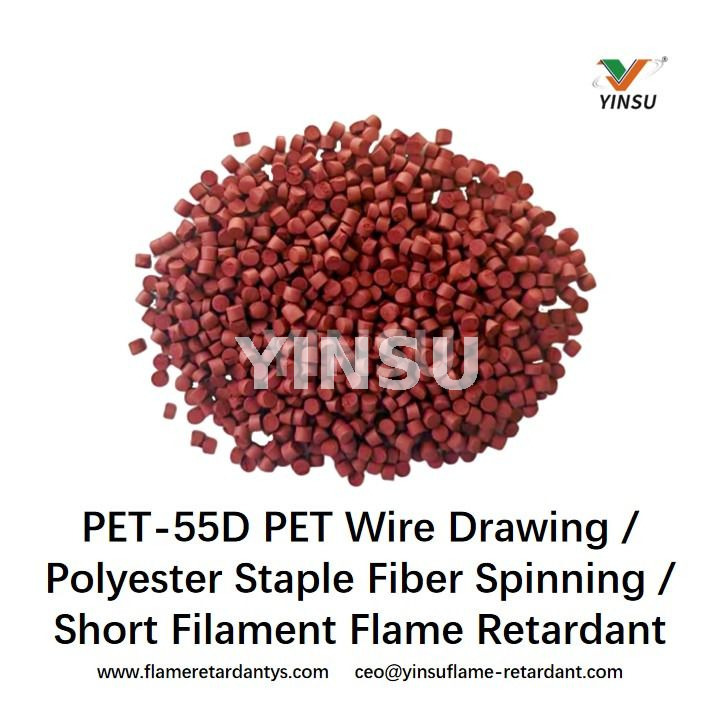 PET رسم سلك / بوليستر غزل الألياف الغزل / المتخلفة الشعرية القصيرة - PET - 55D