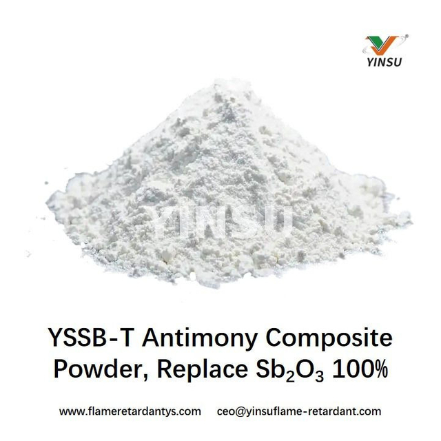 YSSB-T مسحوق الأنتيمون المركب، استبدل Sb2O3 100%