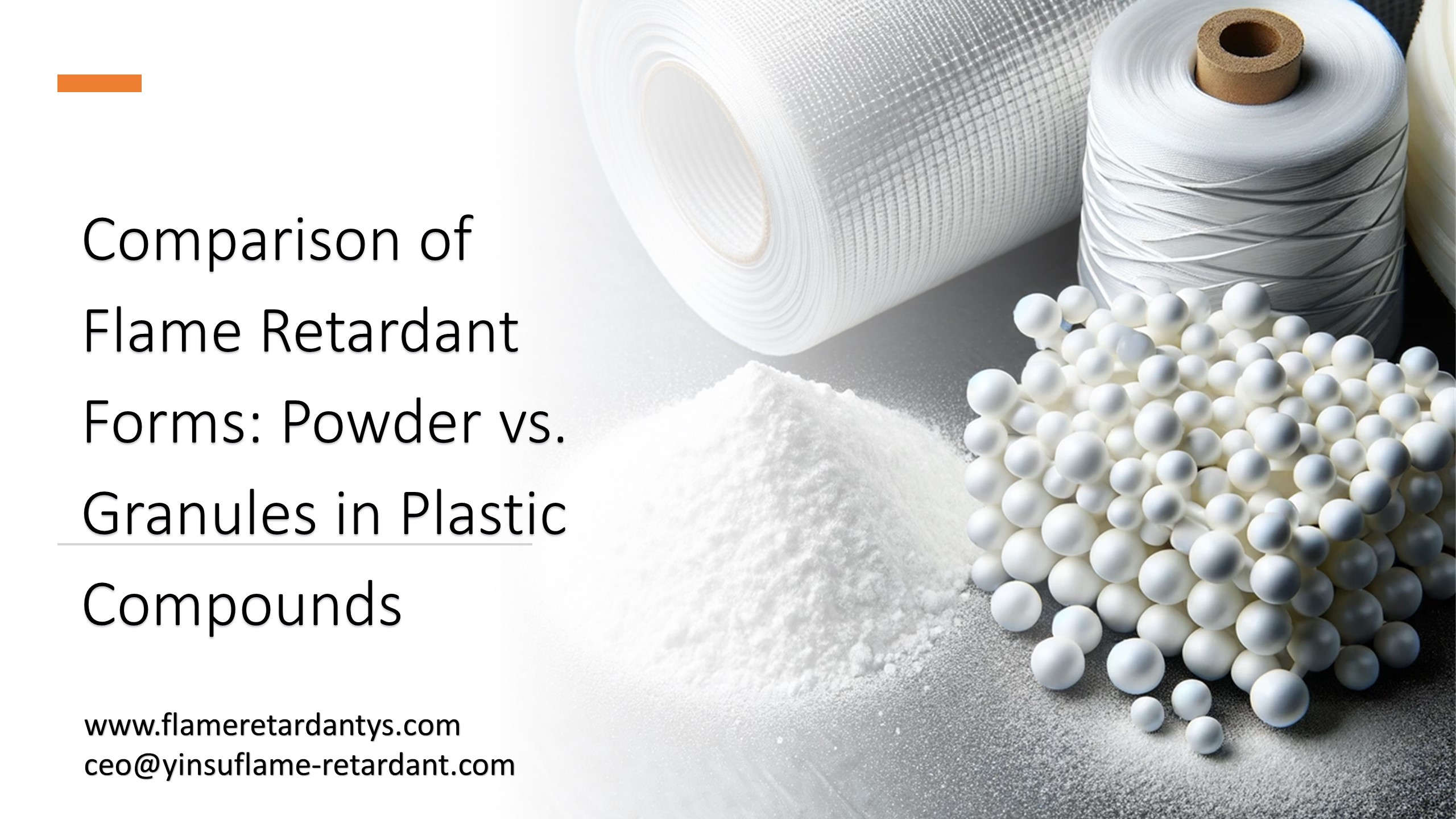 مقارنة أشكال المسحوق المثبط للهب مقابل الحبيبات في المركبات البلاستيكية