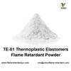TE-01 اللدائن المرنة بالحرارة مسحوق مثبطات اللهب TPE TPU مثبطات اللهب