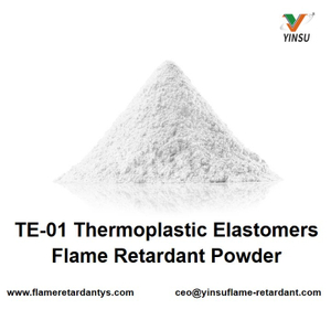 TE-01 اللدائن المرنة بالحرارة مسحوق مثبطات اللهب TPE TPU مثبطات اللهب
