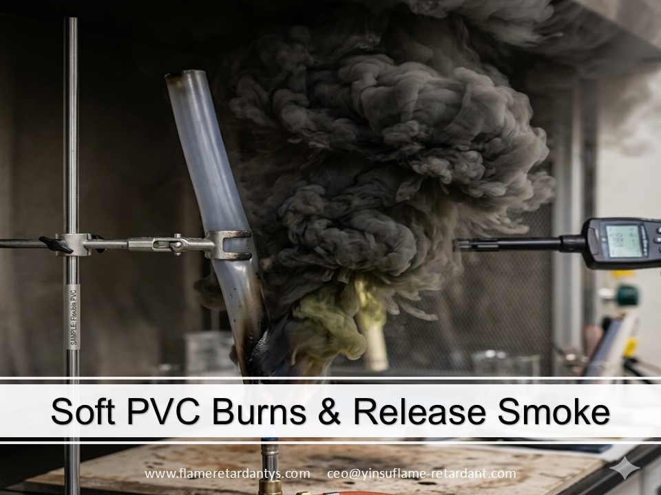 0606 2 احتراق PVC الناعم وإطلاق الدخان